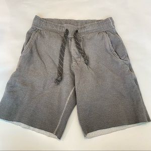 Mens charcoal gray Lululemon sweat shorts size small